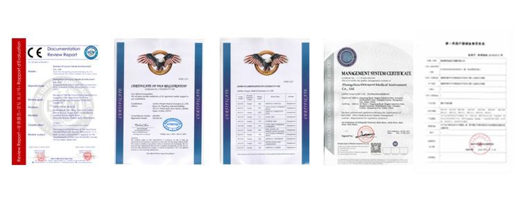 Medical ROM Knee Brace Certificate