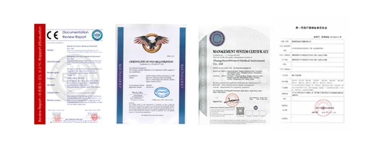 Functional Hinged Knee Brace Certificate